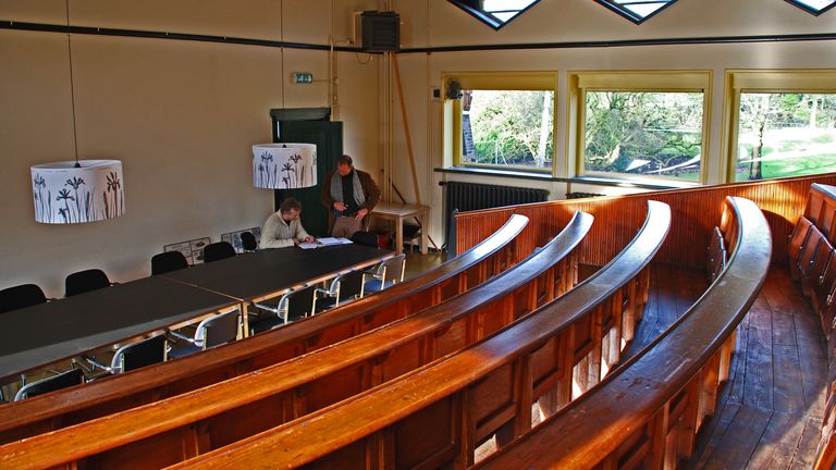 Collegezaal in gebouw Schip van Blaauw, Wageningen University